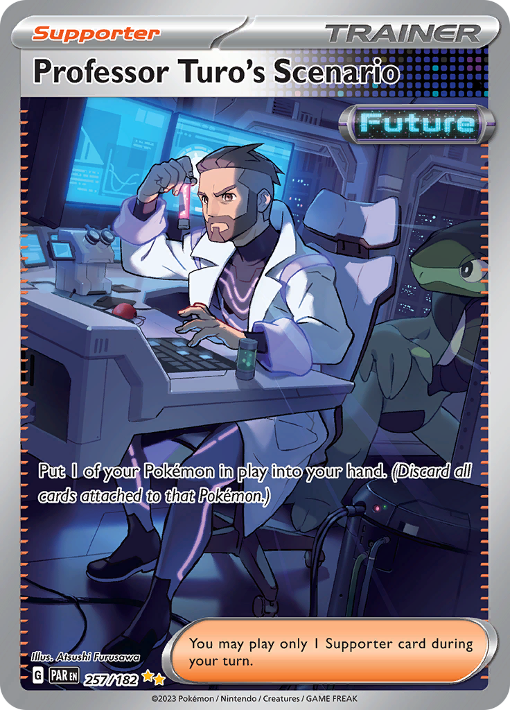 Professor Turo's Scenario (257/182) [Scarlet & Violet: Paradox Rift] | Eastridge Sports Cards & Games