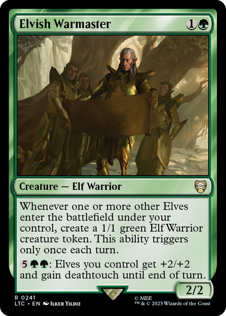 Elvish Warmaster [The Lord of the Rings: Tales of Middle-Earth Commander] | Eastridge Sports Cards & Games