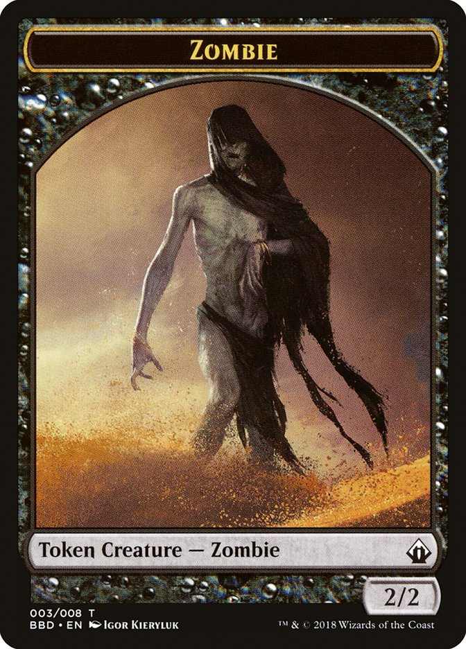 Zombie Token [Battlebond Tokens] | Eastridge Sports Cards & Games