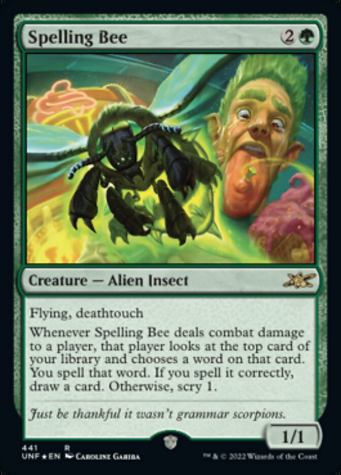 Spelling Bee (Galaxy Foil) [Unfinity] | Eastridge Sports Cards & Games