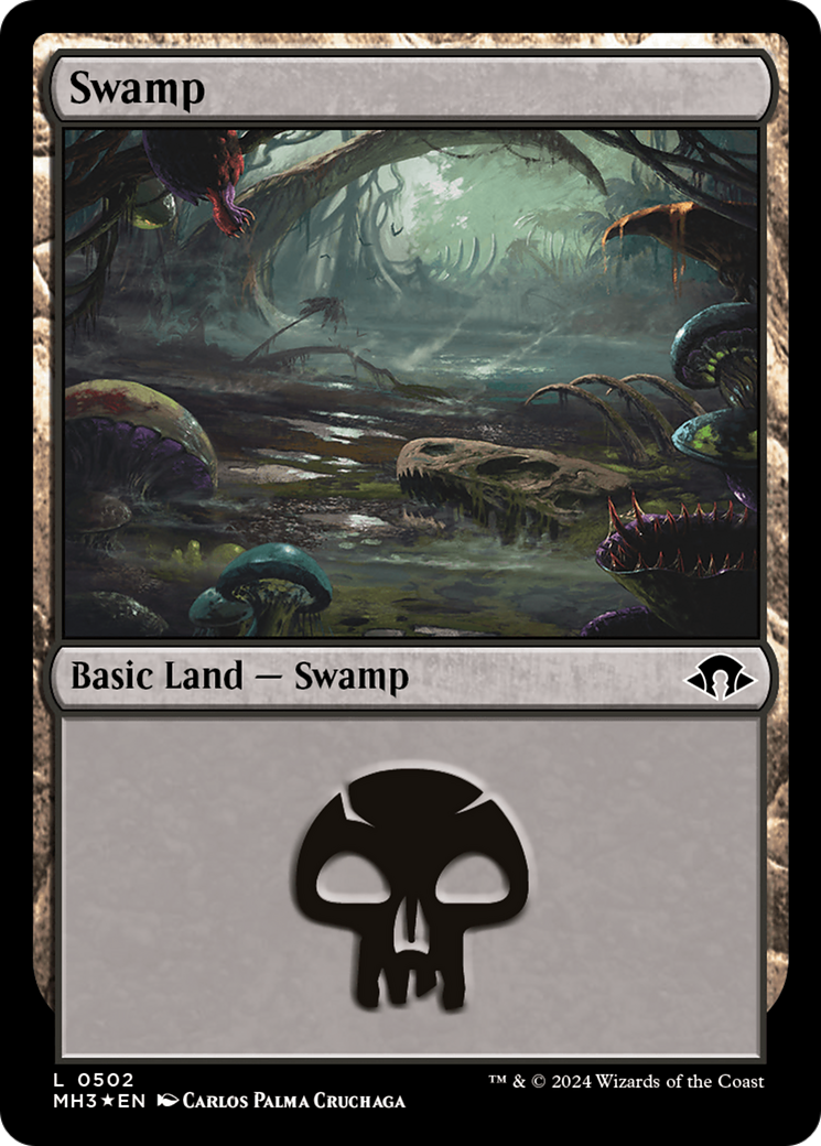 Swamp (0502) (Ripple Foil) [Modern Horizons 3] | Eastridge Sports Cards & Games