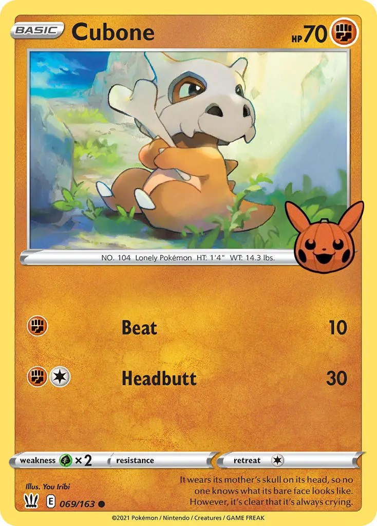 Cubone (069/163) [Trick or Trade] | Eastridge Sports Cards & Games