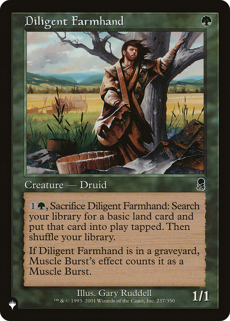 Diligent Farmhand [The List Reprints] | Eastridge Sports Cards & Games