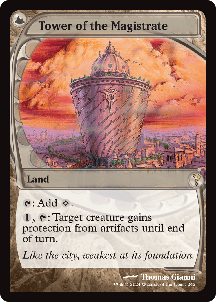 Tower of the Magistrate (Future Sight) [Mystery Booster 2] | Eastridge Sports Cards & Games