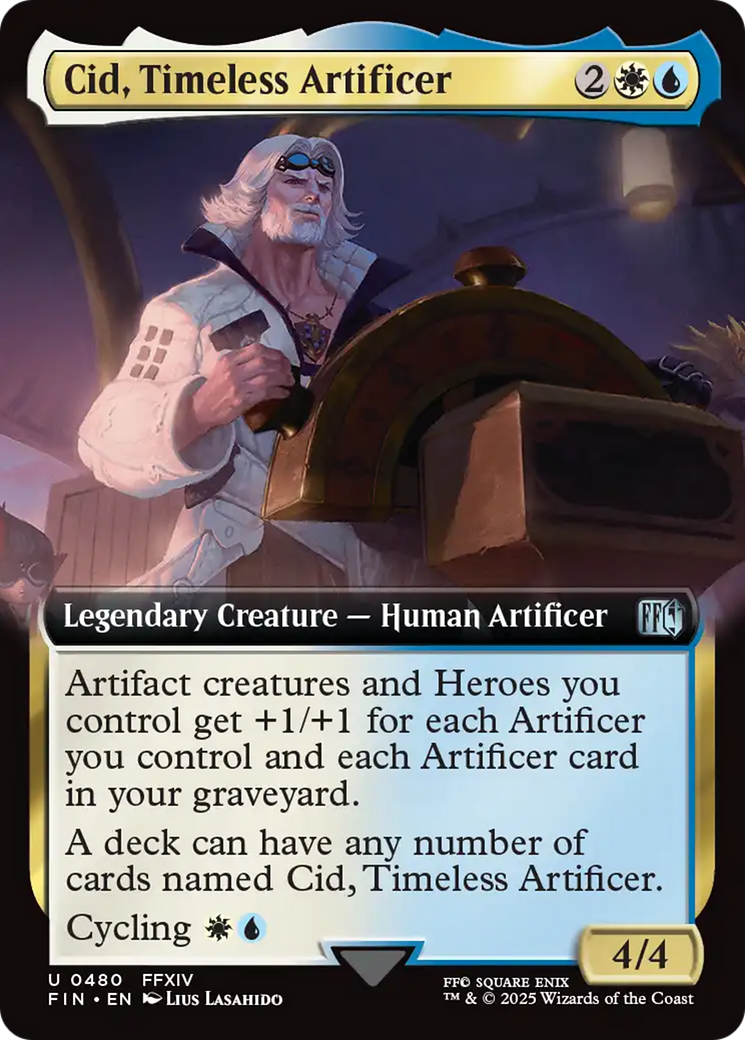 Cid, Timeless Artificer (Extended Art) [FINAL FANTASY] | Eastridge Sports Cards & Games