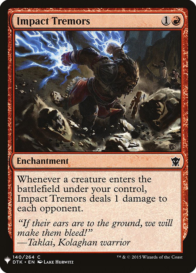 Impact Tremors [Mystery Booster] | Eastridge Sports Cards & Games