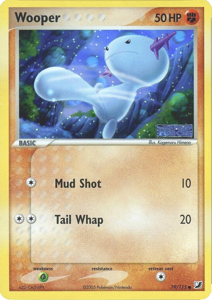 Wooper (79/115) (Stamped) [EX: Unseen Forces] | Eastridge Sports Cards & Games