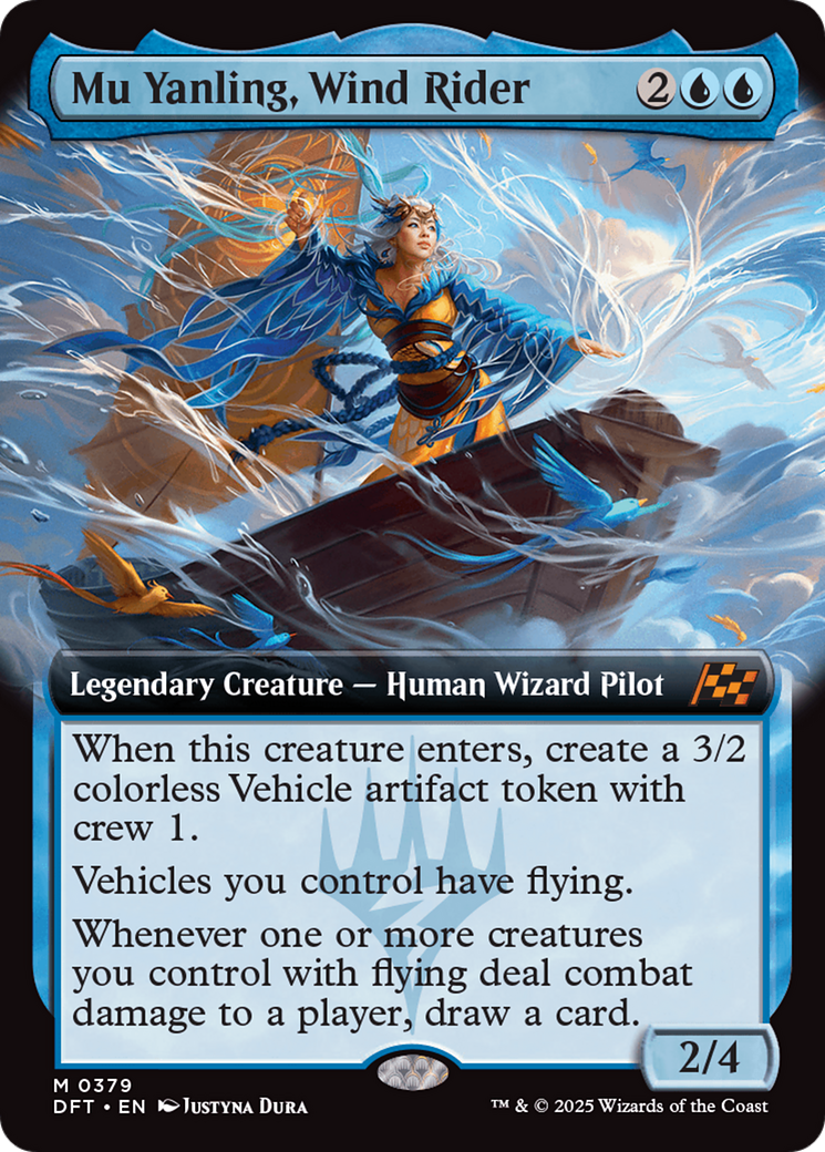 Mu Yanling, Wind Rider (Extended Art) [Aetherdrift] | Eastridge Sports Cards & Games