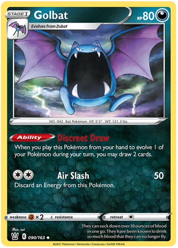 Golbat (090/163) [Sword & Shield: Battle Styles] | Eastridge Sports Cards & Games