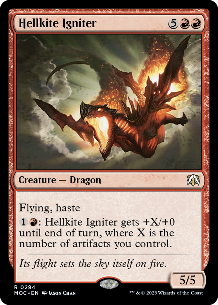 Hellkite Igniter [March of the Machine Commander] | Eastridge Sports Cards & Games