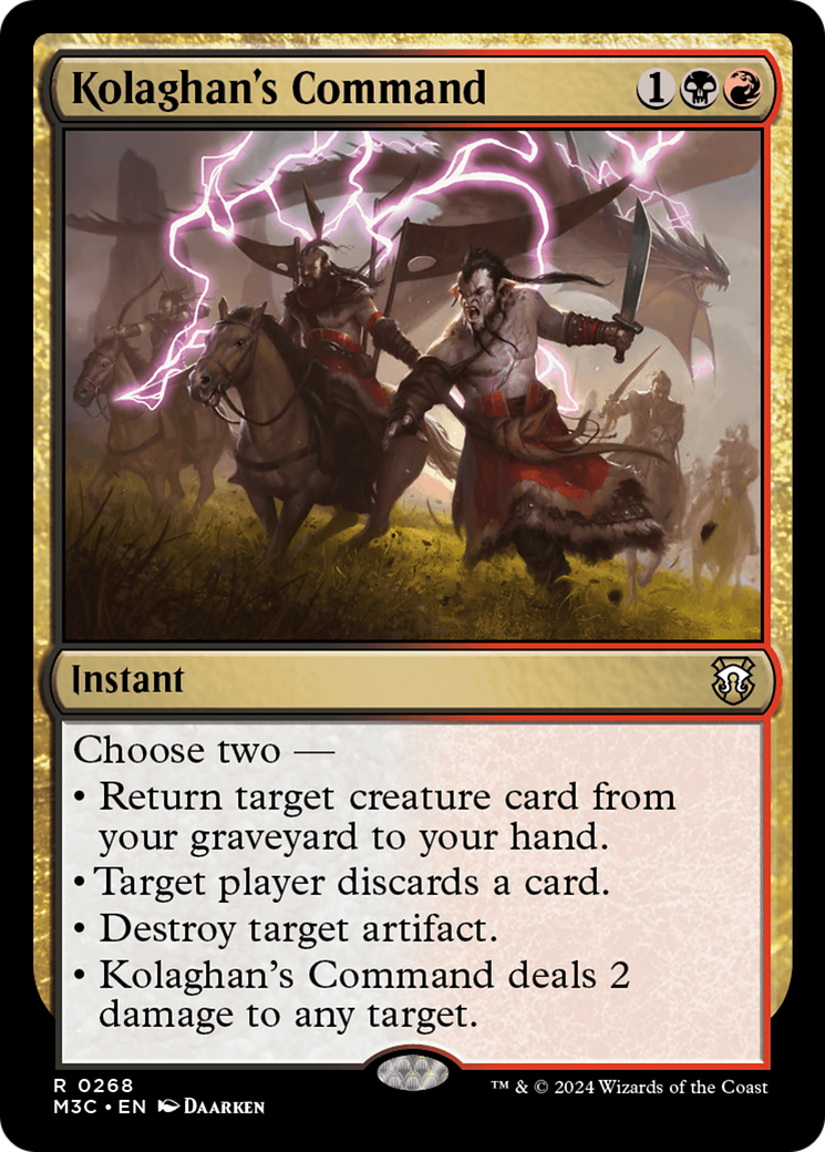 Kolaghan's Command (Ripple Foil) [Modern Horizons 3 Commander] | Eastridge Sports Cards & Games