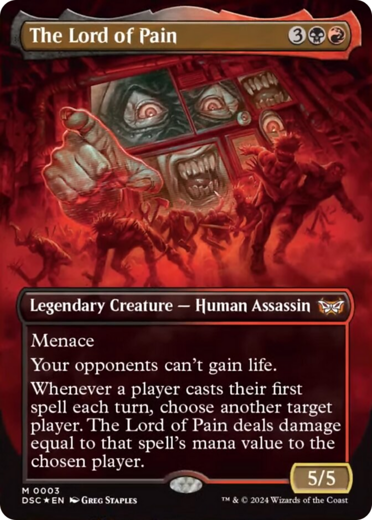 The Lord of Pain (Borderless) [Duskmourn: House of Horror Commander] | Eastridge Sports Cards & Games