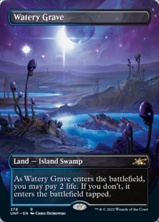 Watery Grave (Borderless) [Unfinity] | Eastridge Sports Cards & Games