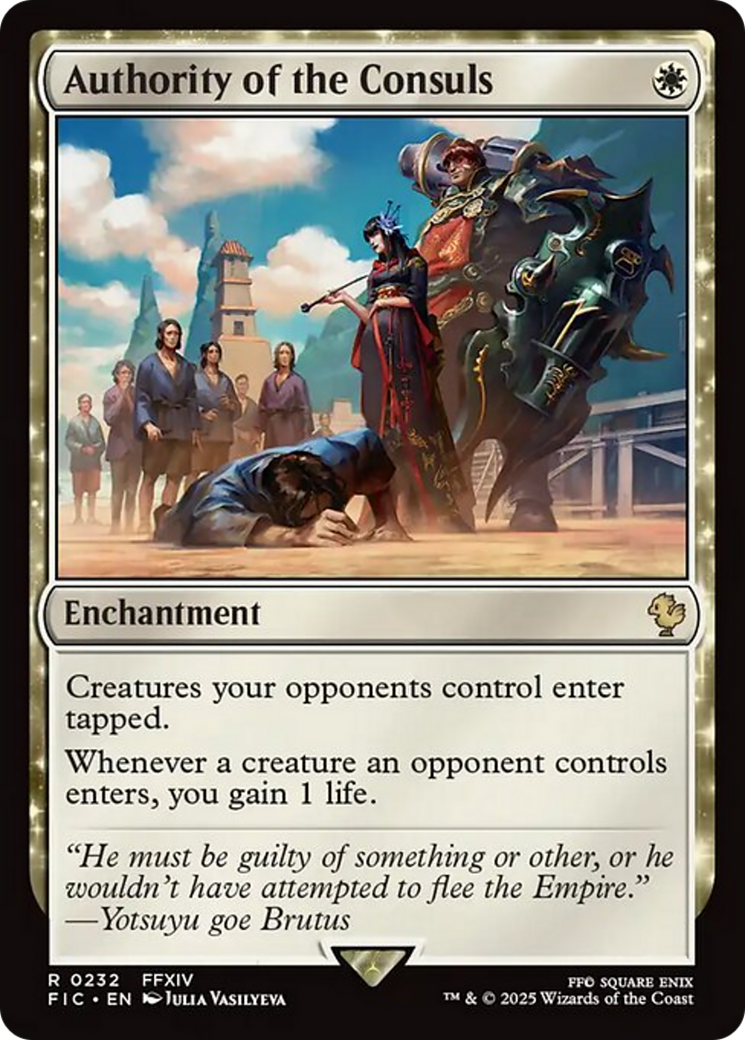 Authority of the Consuls [FINAL FANTASY Commander] | Eastridge Sports Cards & Games