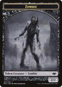 Zombie // Golem Double-Sided Token [Modern Horizons Tokens] | Eastridge Sports Cards & Games