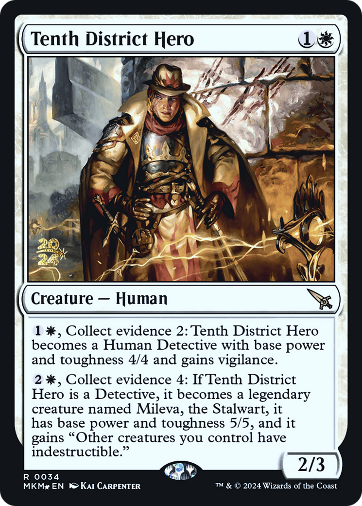 Tenth District Hero [Murders at Karlov Manor Prerelease Promos] | Eastridge Sports Cards & Games