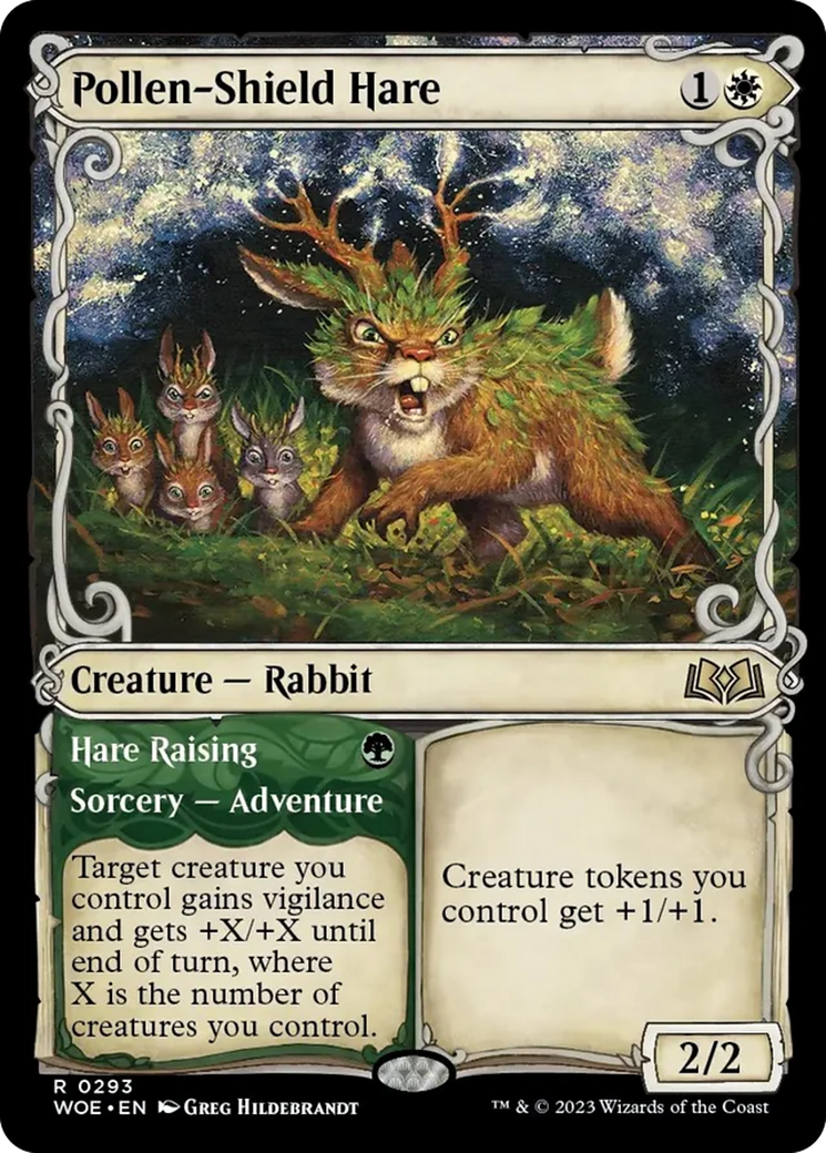 Pollen-Shield Hare // Hare Raising (Showcase) [Wilds of Eldraine] | Eastridge Sports Cards & Games