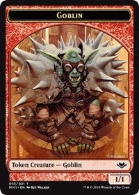 Goblin (010) // Bear (011) Double-Sided Token [Modern Horizons Tokens] | Eastridge Sports Cards & Games