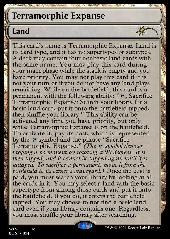 Terramorphic Expanse (Full Text) [Secret Lair Drop Promos] | Eastridge Sports Cards & Games