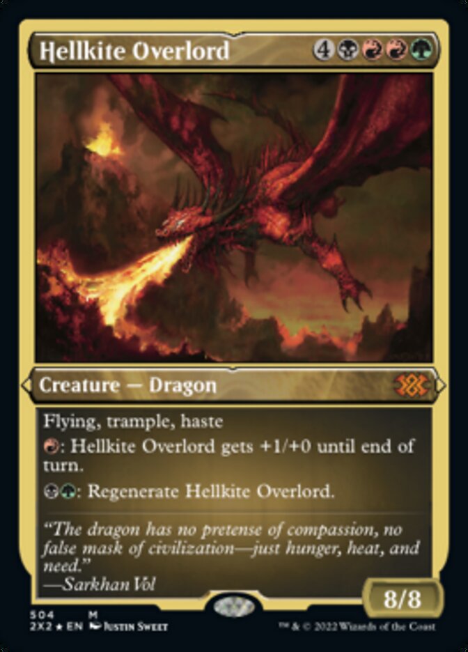 Hellkite Overlord (Foil Etched) [Double Masters 2022] | Eastridge Sports Cards & Games