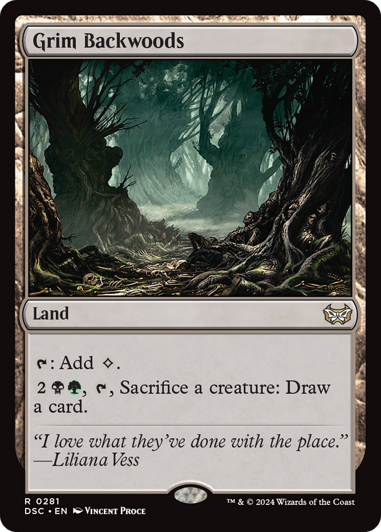 Grim Backwoods [Duskmourn: House of Horror Commander] | Eastridge Sports Cards & Games