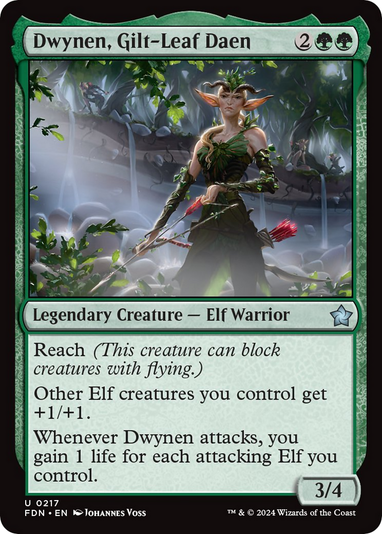 Dwynen, Gilt-Leaf Daen [Foundations] | Eastridge Sports Cards & Games