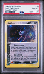 2003 Pokemon Sandstorm #10 Sableye - Holo PSA 8 | Eastridge Sports Cards & Games