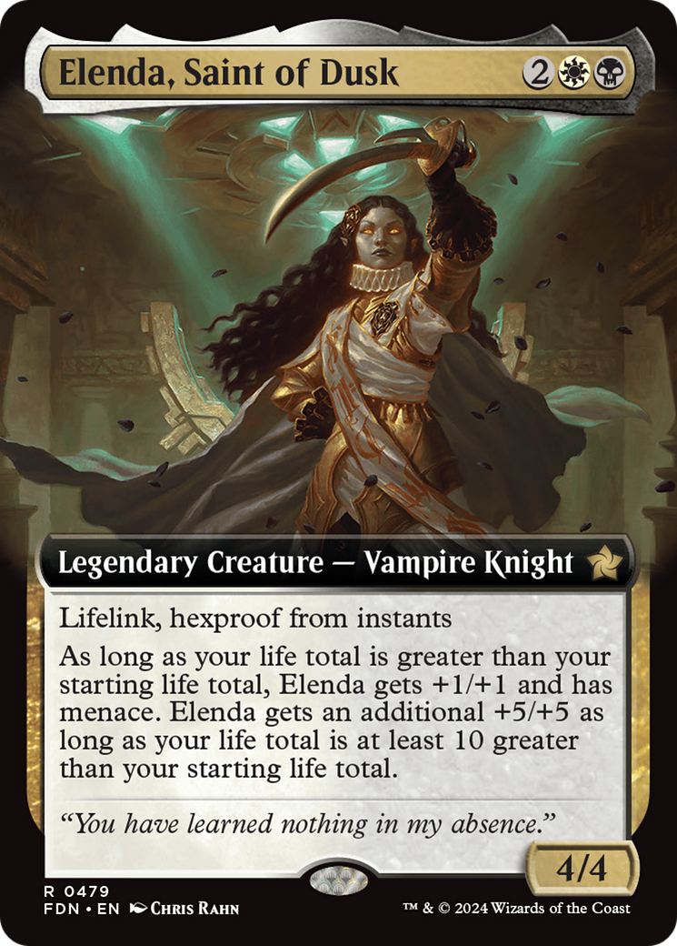 Elenda, Saint of Dusk (Extended Art) [Foundations] | Eastridge Sports Cards & Games