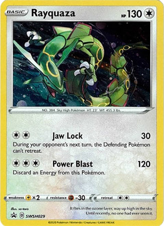 Rayquaza (SWSH029) [Sword & Shield: Black Star Promos] | Eastridge Sports Cards & Games