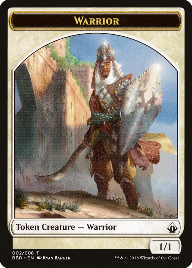 Warrior Token [Battlebond Tokens] | Eastridge Sports Cards & Games