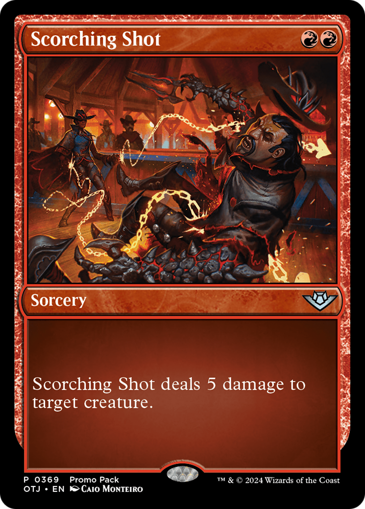 Scorching Shot (Promo Pack) [Outlaws of Thunder Junction Promos] | Eastridge Sports Cards & Games