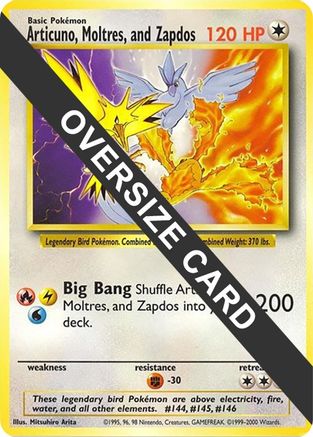 Articuno, Moltres, and Zapdos (Jumbo Card) [Miscellaneous Cards] | Eastridge Sports Cards & Games