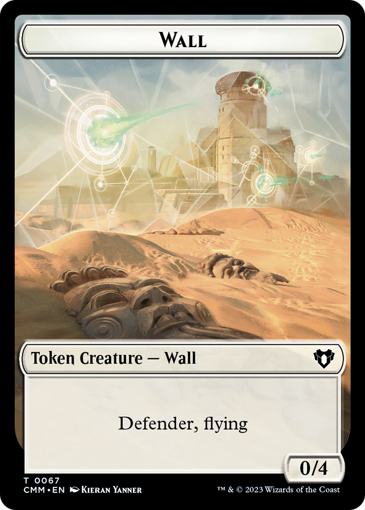 Wall // Kor Ally Double-Sided Token [Commander Masters Tokens] | Eastridge Sports Cards & Games