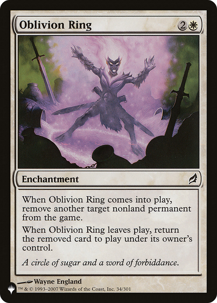 Oblivion Ring [The List] | Eastridge Sports Cards & Games