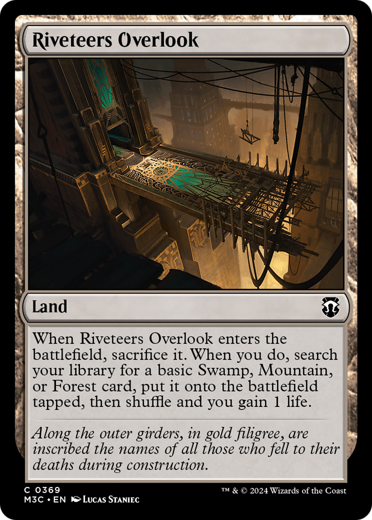 Riveteers Overlook (Ripple Foil) [Modern Horizons 3 Commander] | Eastridge Sports Cards & Games