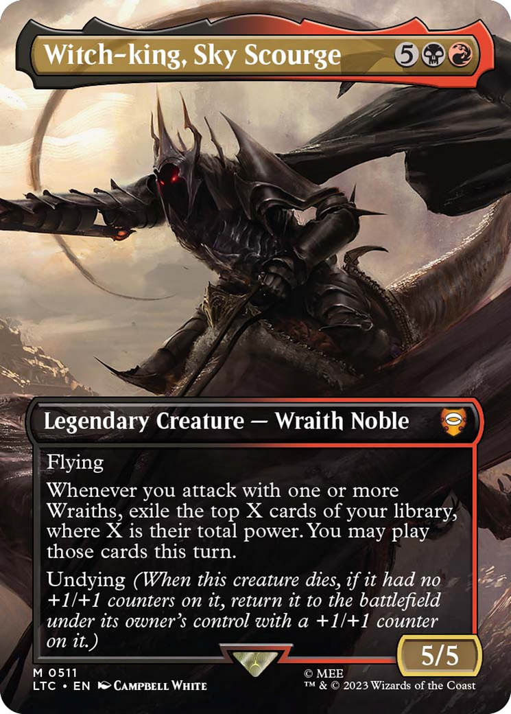 Witch-king, Sky Scourge (Borderless) [The Lord of the Rings: Tales of Middle-Earth Commander] | Eastridge Sports Cards & Games