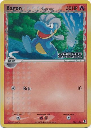 Bagon (57/113) (Delta Species) (Stamped) [EX: Delta Species] | Eastridge Sports Cards & Games