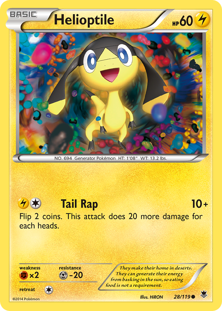 Helioptile (28/119) [XY: Phantom Forces] | Eastridge Sports Cards & Games