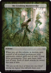 My Crushing Masterstroke (Full Art) [Duskmourn: Archenemy] | Eastridge Sports Cards & Games