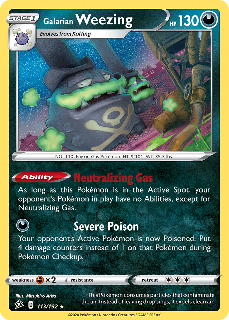 Galarian Weezing (113/192) [Sword & Shield: Rebel Clash] | Eastridge Sports Cards & Games