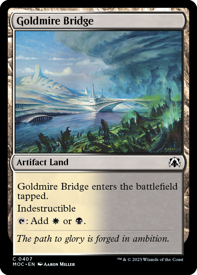 Goldmire Bridge [March of the Machine Commander] | Eastridge Sports Cards & Games