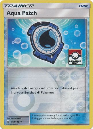 Aqua Patch (119/145) (League Promo) [Sun & Moon: Guardians Rising] | Eastridge Sports Cards & Games