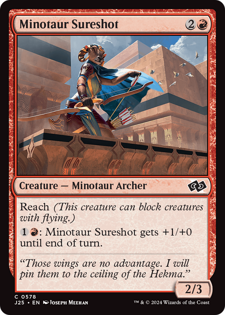 Minotaur Sureshot [Foundations Jumpstart] | Eastridge Sports Cards & Games