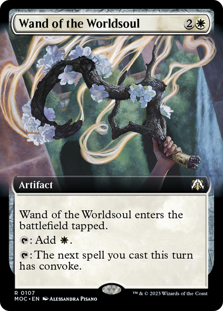 Wand of the Worldsoul (Extended Art) [March of the Machine Commander] | Eastridge Sports Cards & Games