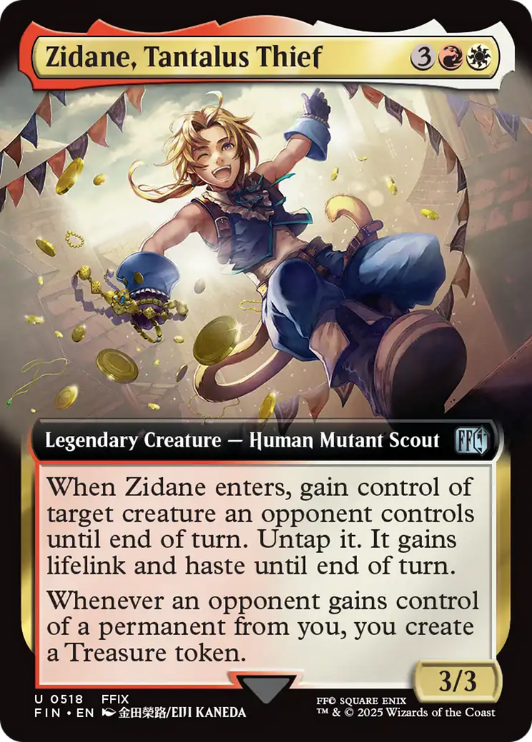 Zidane, Tantalus Thief (Extended Art) [FINAL FANTASY] | Eastridge Sports Cards & Games