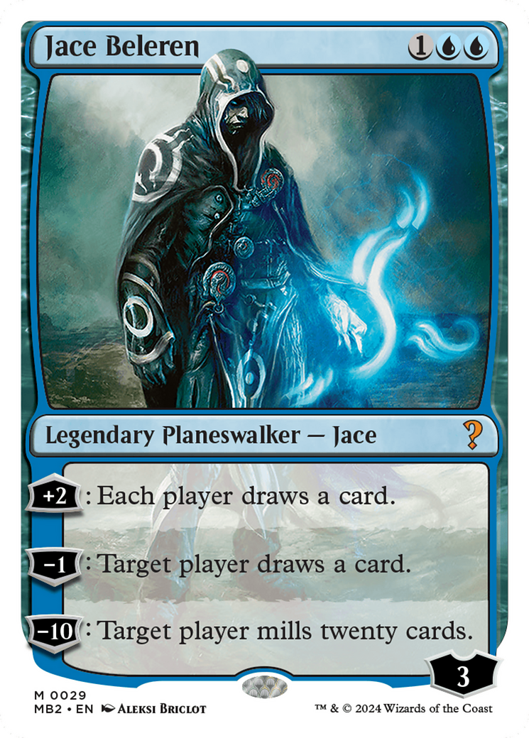 Jace Beleren (White Border) [Mystery Booster 2] | Eastridge Sports Cards & Games