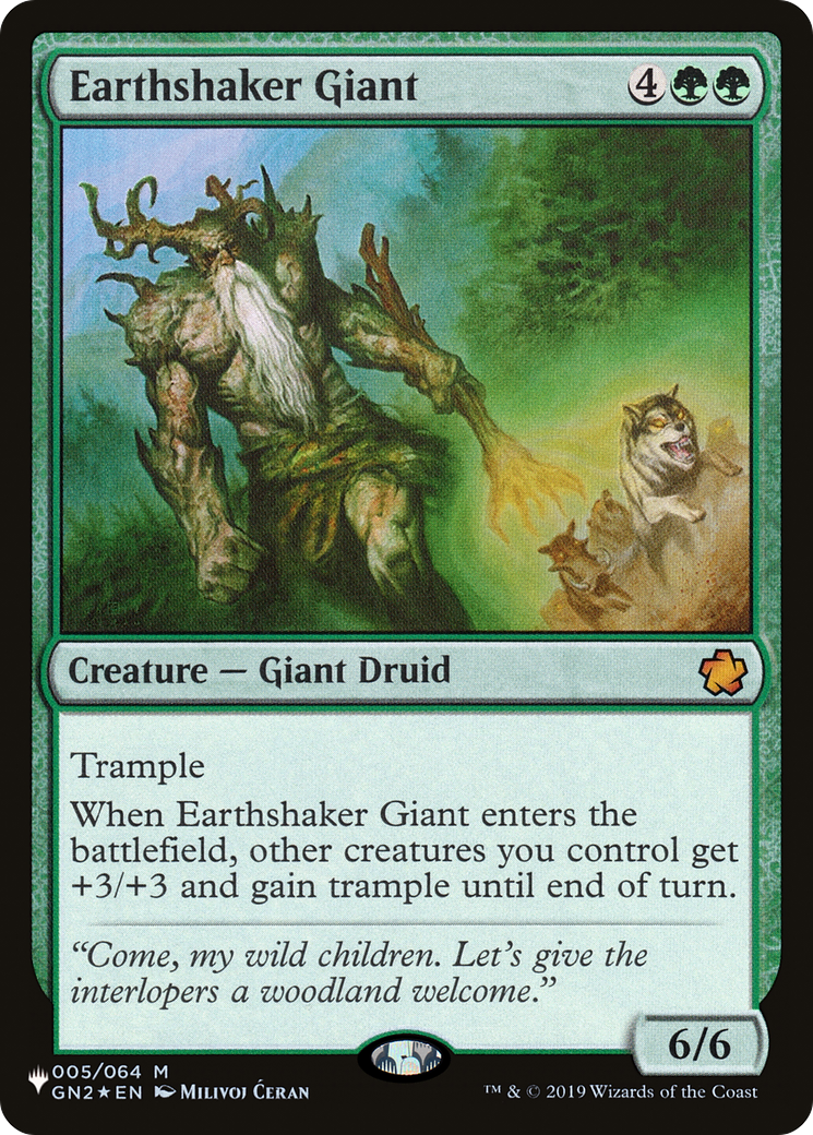 Earthshaker Giant [The List] | Eastridge Sports Cards & Games