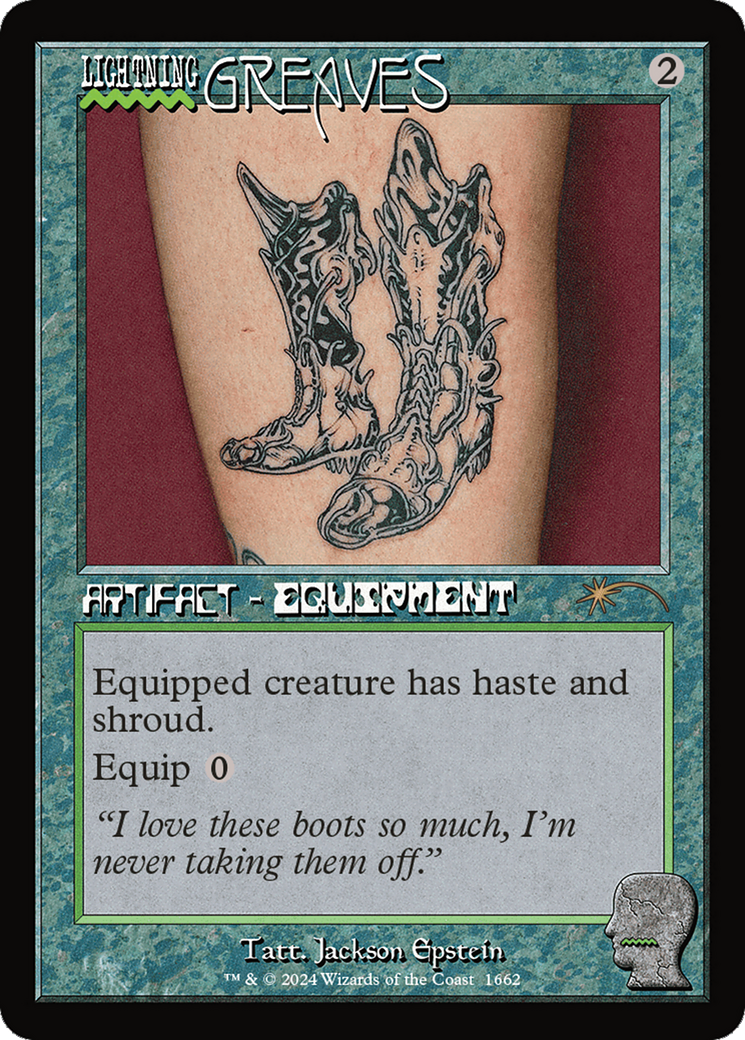 Lightning Greaves (1662) (Rainbow Foil) [Secret Lair Drop Series] | Eastridge Sports Cards & Games