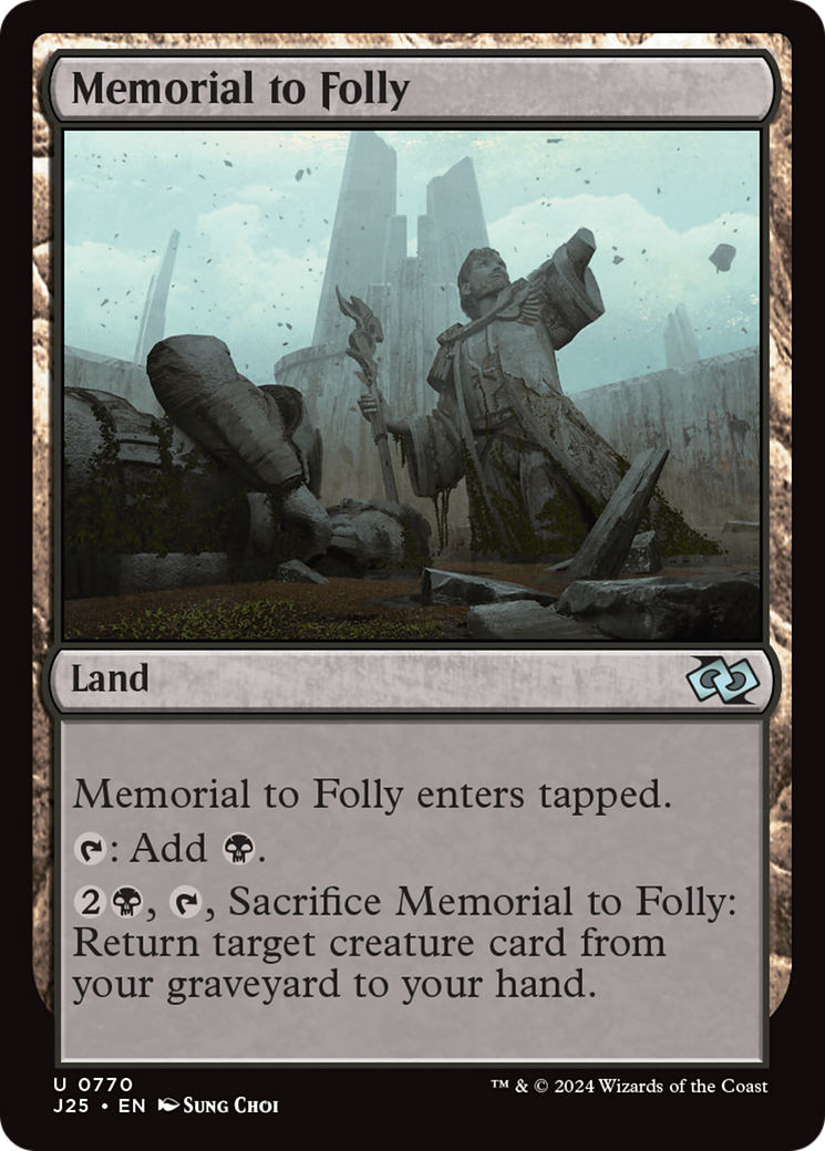 Memorial to Folly [Foundations Jumpstart] | Eastridge Sports Cards & Games