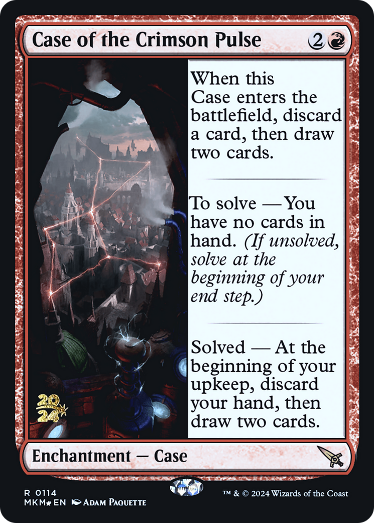 Case of the Crimson Pulse [Murders at Karlov Manor Prerelease Promos] | Eastridge Sports Cards & Games